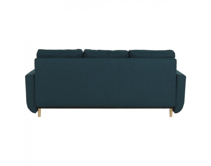 Rozkladacia pohovka s úložným priestorom Dorel - modrá