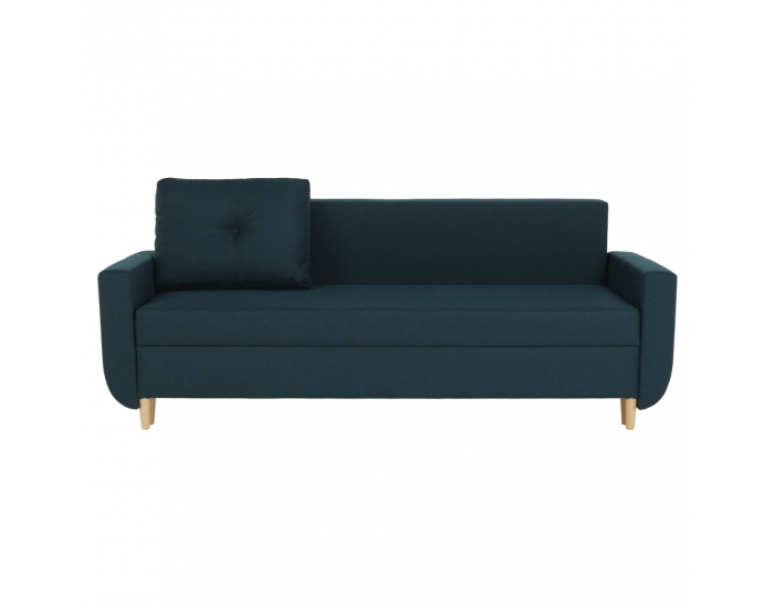 Rozkladacia pohovka s úložným priestorom Dorel - modrá