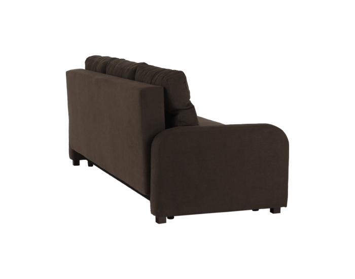 Rozkladacia pohovka s úložným priestorom Portoriko - čokoládová