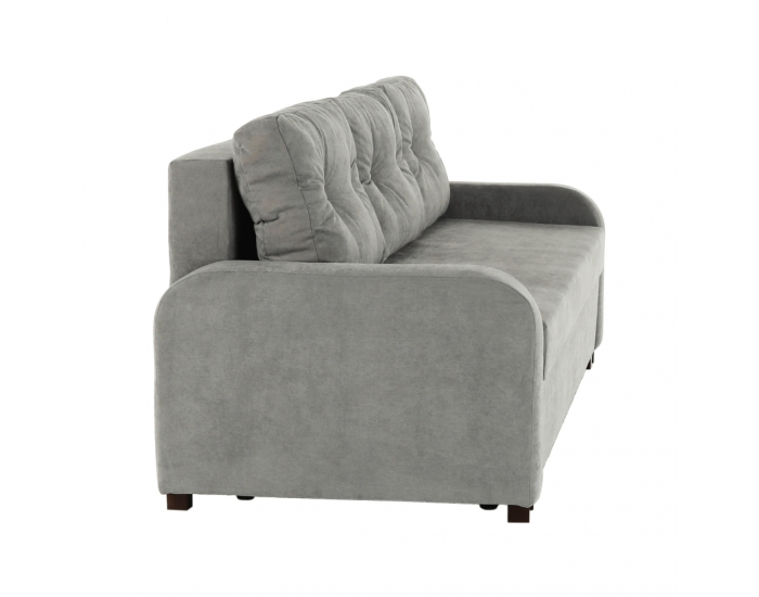 Rozkladacia pohovka s úložným priestorom Portoriko - sivá