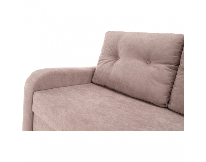 Rozkladacia pohovka s úložným priestorom Portoriko - staroružová