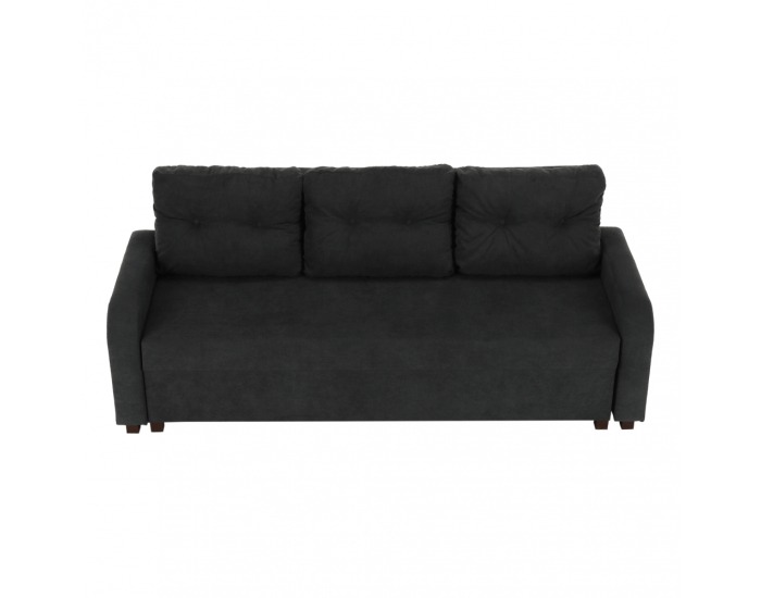 Rozkladacia pohovka s úložným priestorom Portoriko - tmavosivá