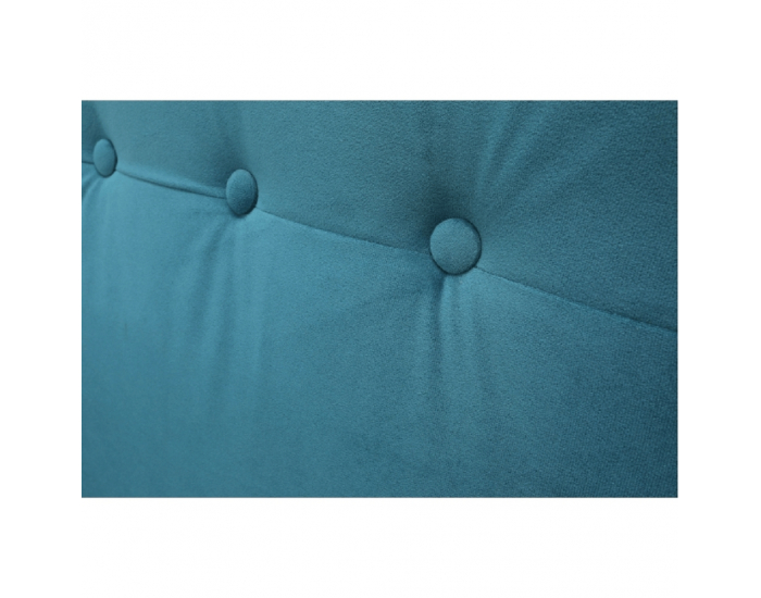 Kreslo (ušiak) Rufino New - petrolejová / buk