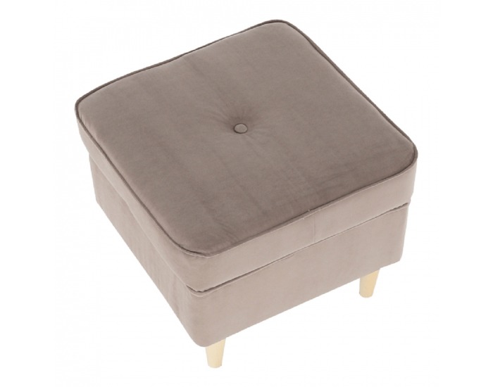 Taburetka Rufino New - béžovosivá / buk