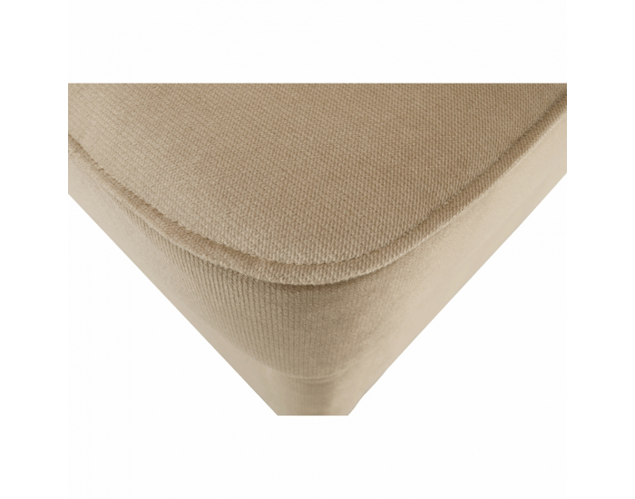 Taburetka Rufino New - béžovozlatá / orech