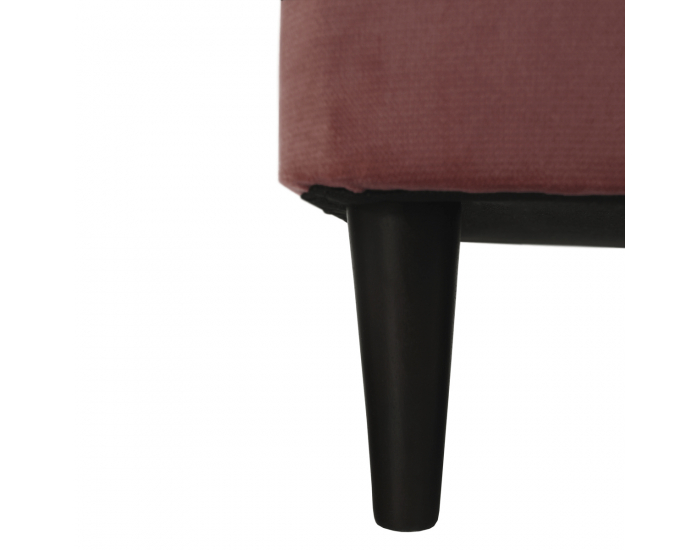 Taburetka Rufino New - staroružová / orech