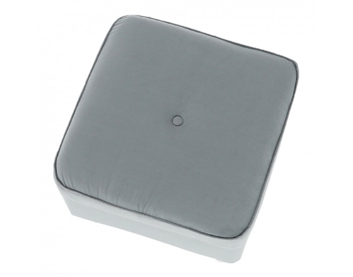 Taburetka Rufino New - svetlosivá / biela