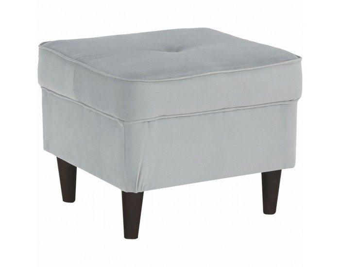 Taburetka Rufino New - svetlosivá / orech