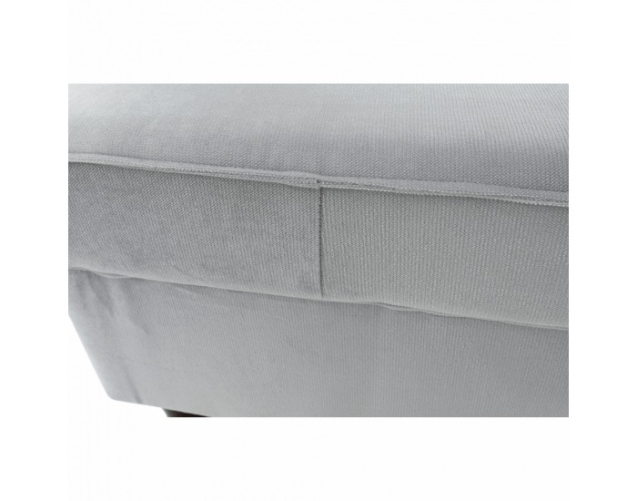 Taburetka Rufino New - svetlosivá / orech