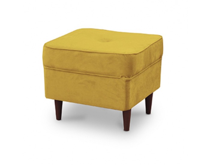 Taburetka Rufino - žltá / wenge