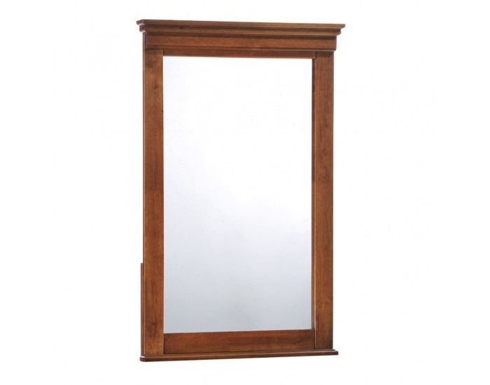 Rustikálne zrkadlo na stenu Saturn 5 - dub tmavý