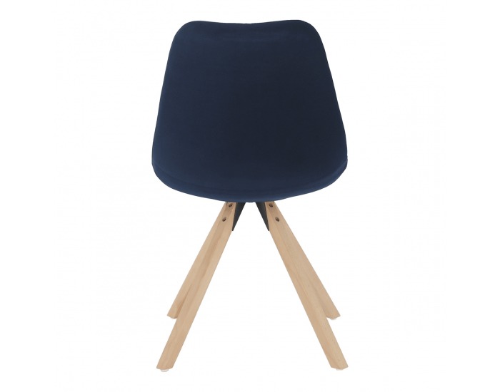 Jedálenská stolička Sabra - modrá (Velvet) / buk