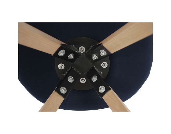 Jedálenská stolička Sabra - modrá (Velvet) / buk