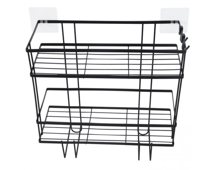 Organizér do kúpelne Sabrina - čierna