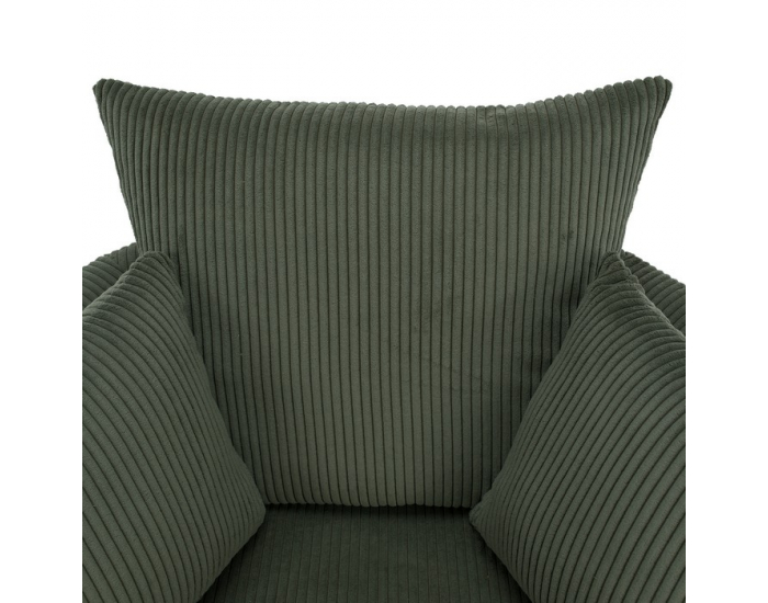 Relaxačné otočné kreslo Salter - tmavozelená