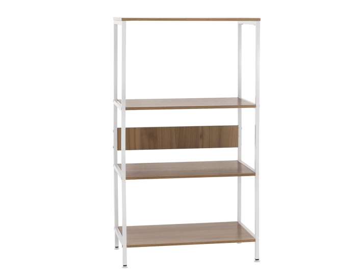 Policový regál Salve - biela / dub sonoma