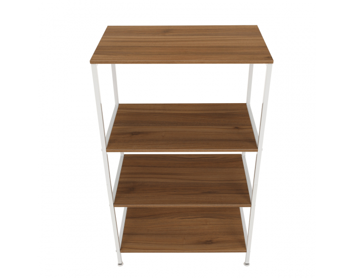 Policový regál Salve - biela / dub sonoma