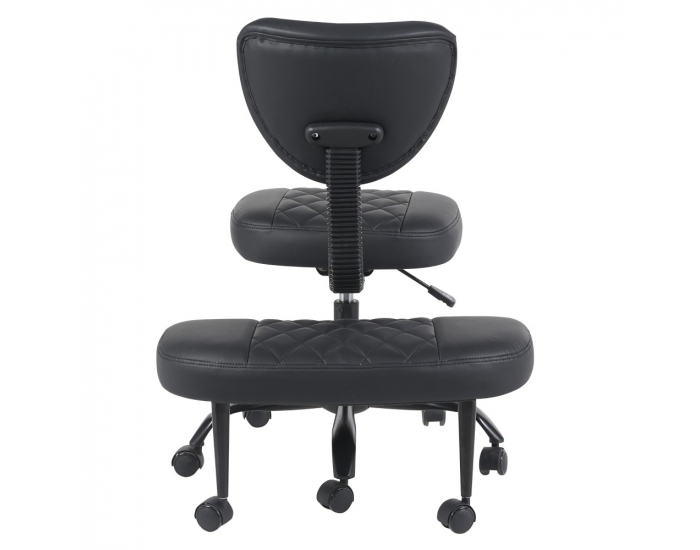 Ergonomická kľakačka na kolieskach Samer - čierna