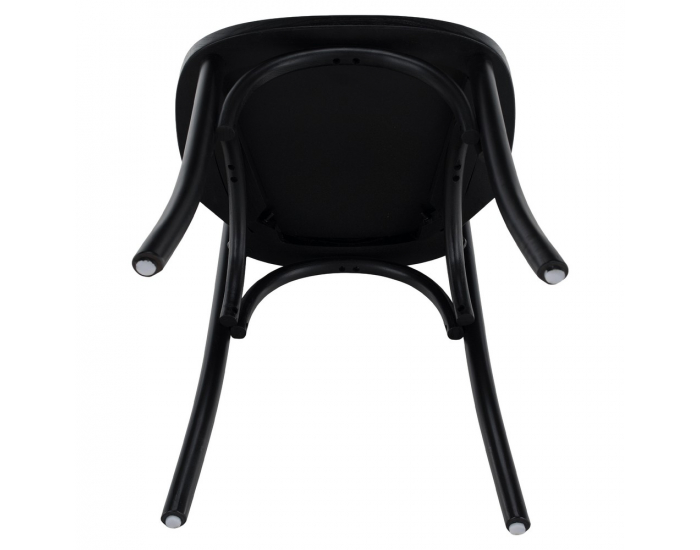 Drevená jedálenská stolička Samilo - čierna