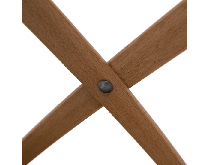 Drevená jedálenská stolička Samilo - hnedá