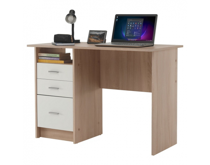 PC stolík Samson New - dub sonoma / biela