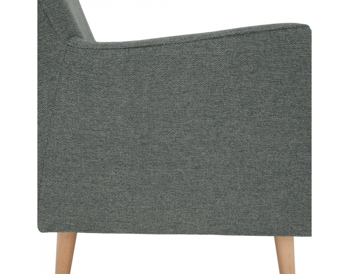 Kreslo (ušiak) Samy - mentol / buk