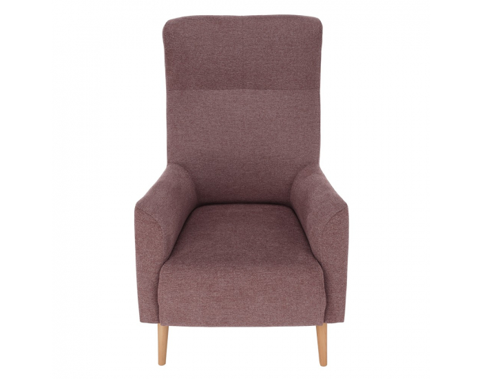 Kreslo (ušiak) Samy - staroružová / buk