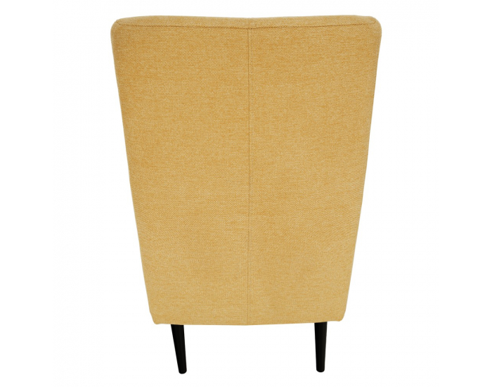 Kreslo (ušiak) Samy - žltá / čierna