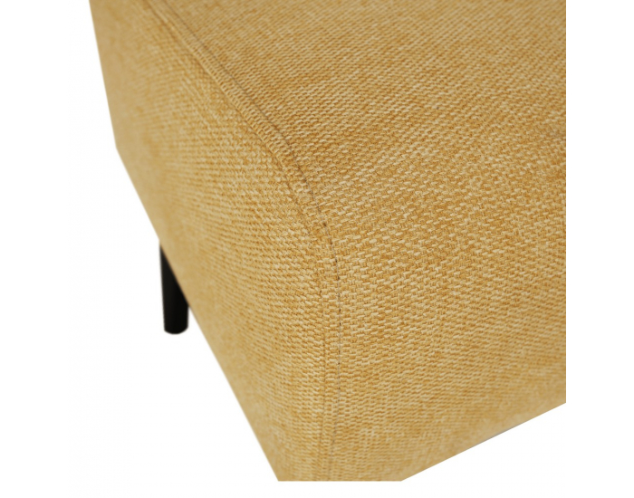 Taburetka Samy - žltá / čierna