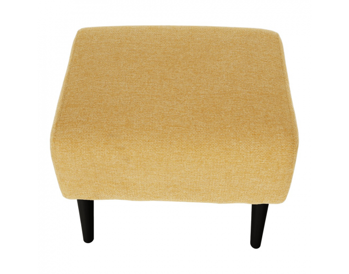 Taburetka Samy - žltá / čierna