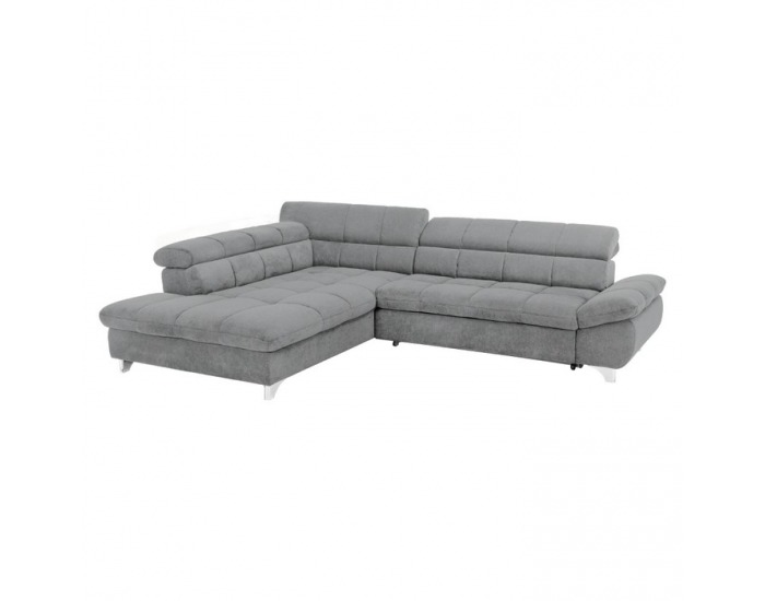 Rohová sedačka s rozkladom Sana Roh L - sivá