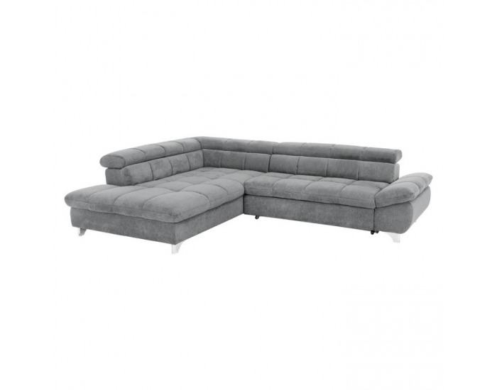 Rohová sedačka s rozkladom Sana Roh L - sivá
