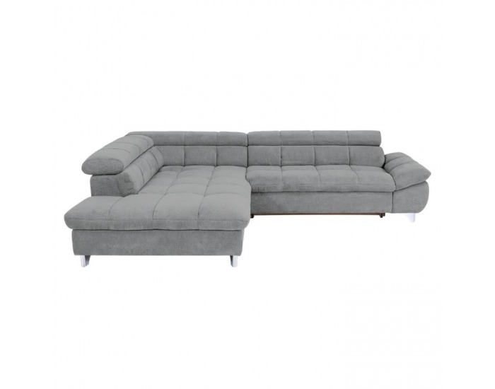 Rohová sedačka s rozkladom Sana Roh L - sivá