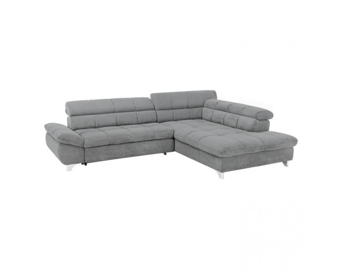 Rohová sedačka s rozkladom Sana Roh P - sivá