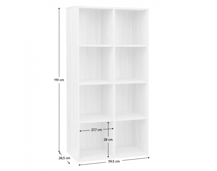 Regál Sande - biela