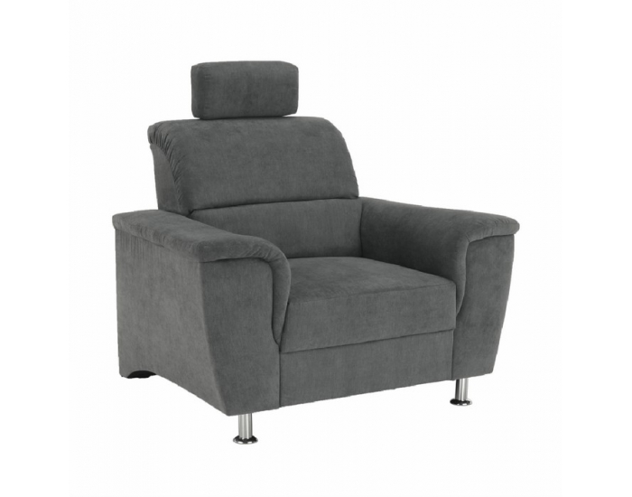 Kreslo Santiago - sivá