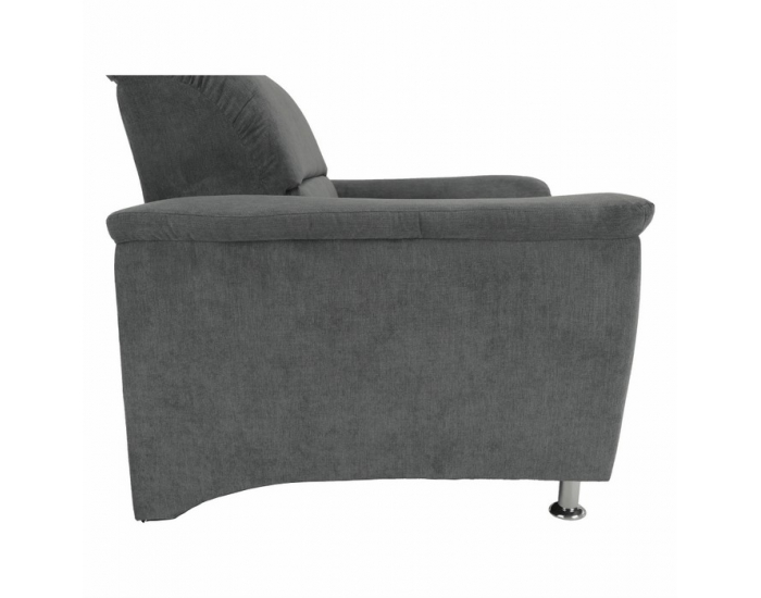 Kreslo Santiago - sivá