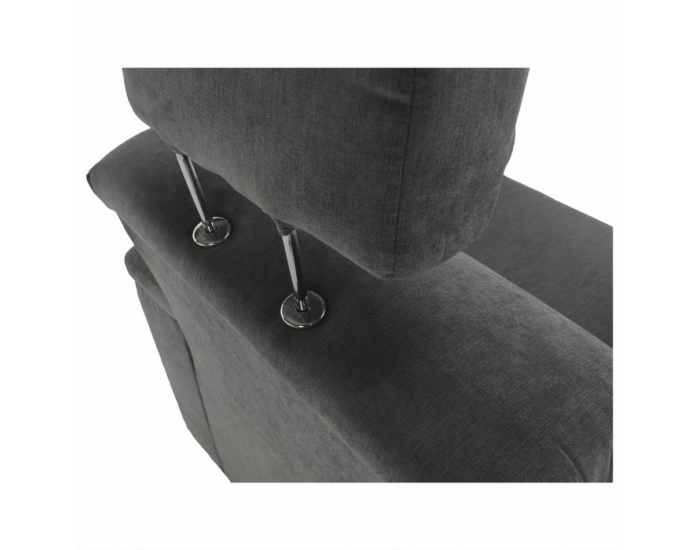 Kreslo Santiago - sivá