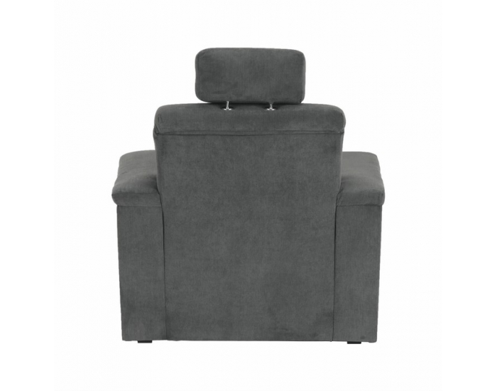 Kreslo Santiago - sivá