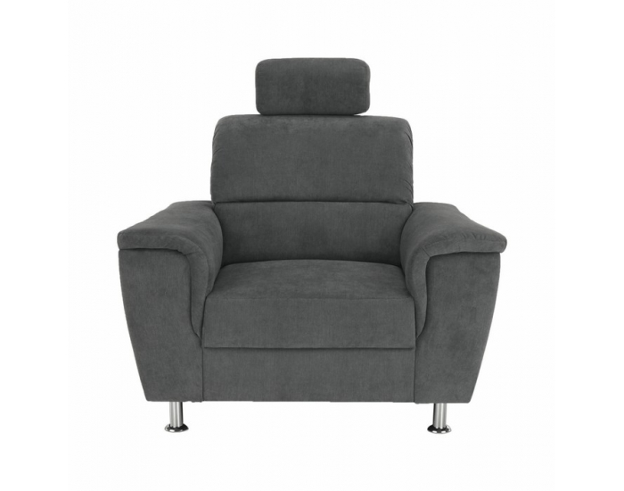 Kreslo Santiago - sivá