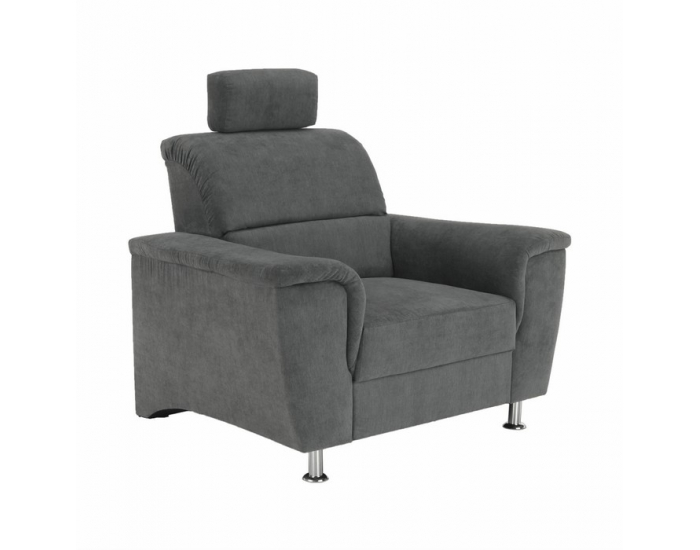 Kreslo Santiago - sivá