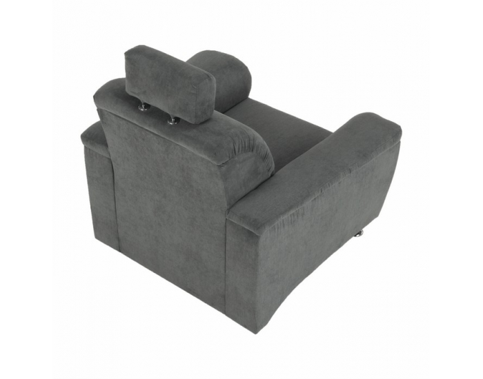 Kreslo Santiago - sivá