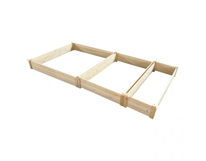 Modulárny vyvýšený záhon Sanym - hnedá