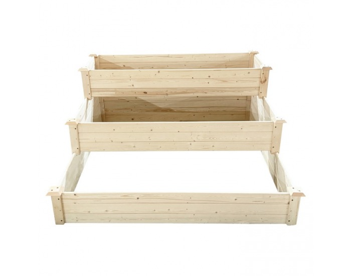 Modulárny vyvýšený záhon Sanym - hnedá