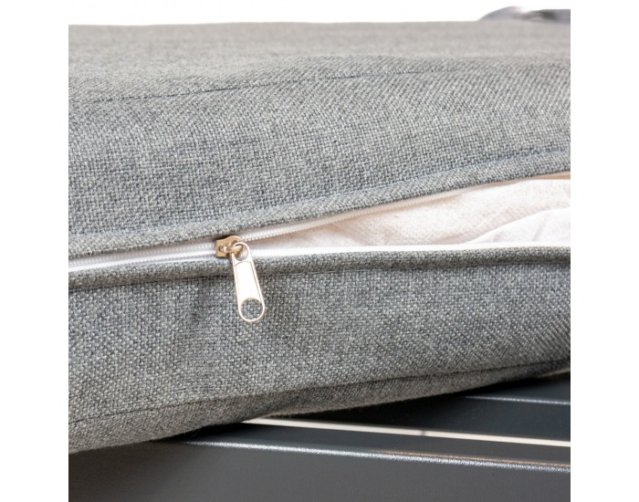 Záhradný nábytok z umelého ratanu Sarabi - sivá