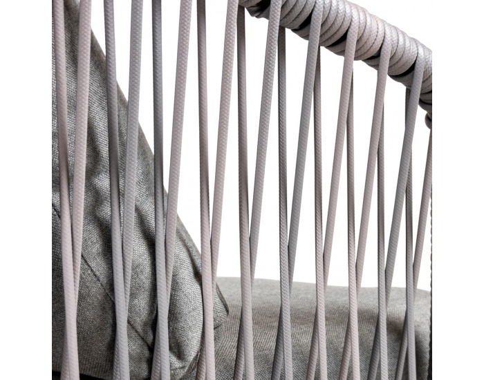 Záhradný nábytok z umelého ratanu Sarabi - sivá