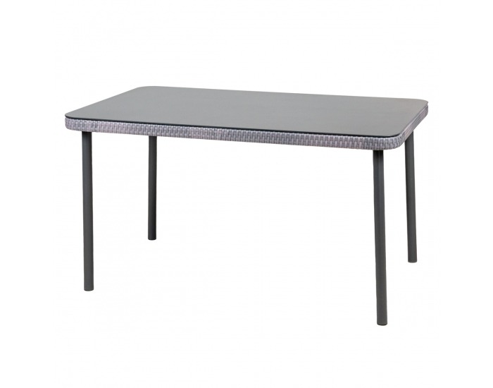 Záhradný nábytok z umelého ratanu Sarabi - sivá