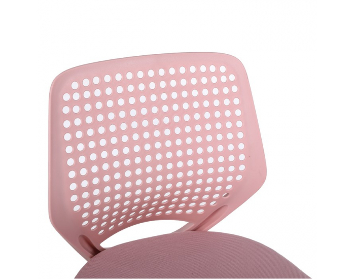 Kancelárska stolička Satoz - ružová / biela