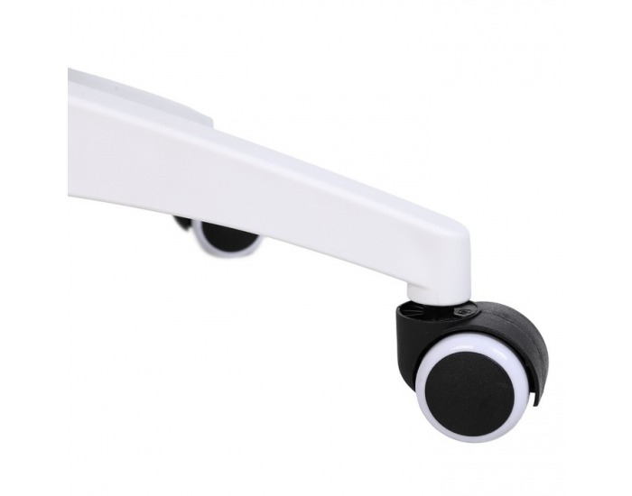 Kancelárska stolička Satoz - sivá / biela 