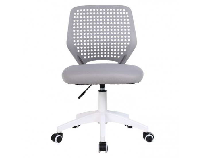 Kancelárska stolička Satoz - sivá / biela 